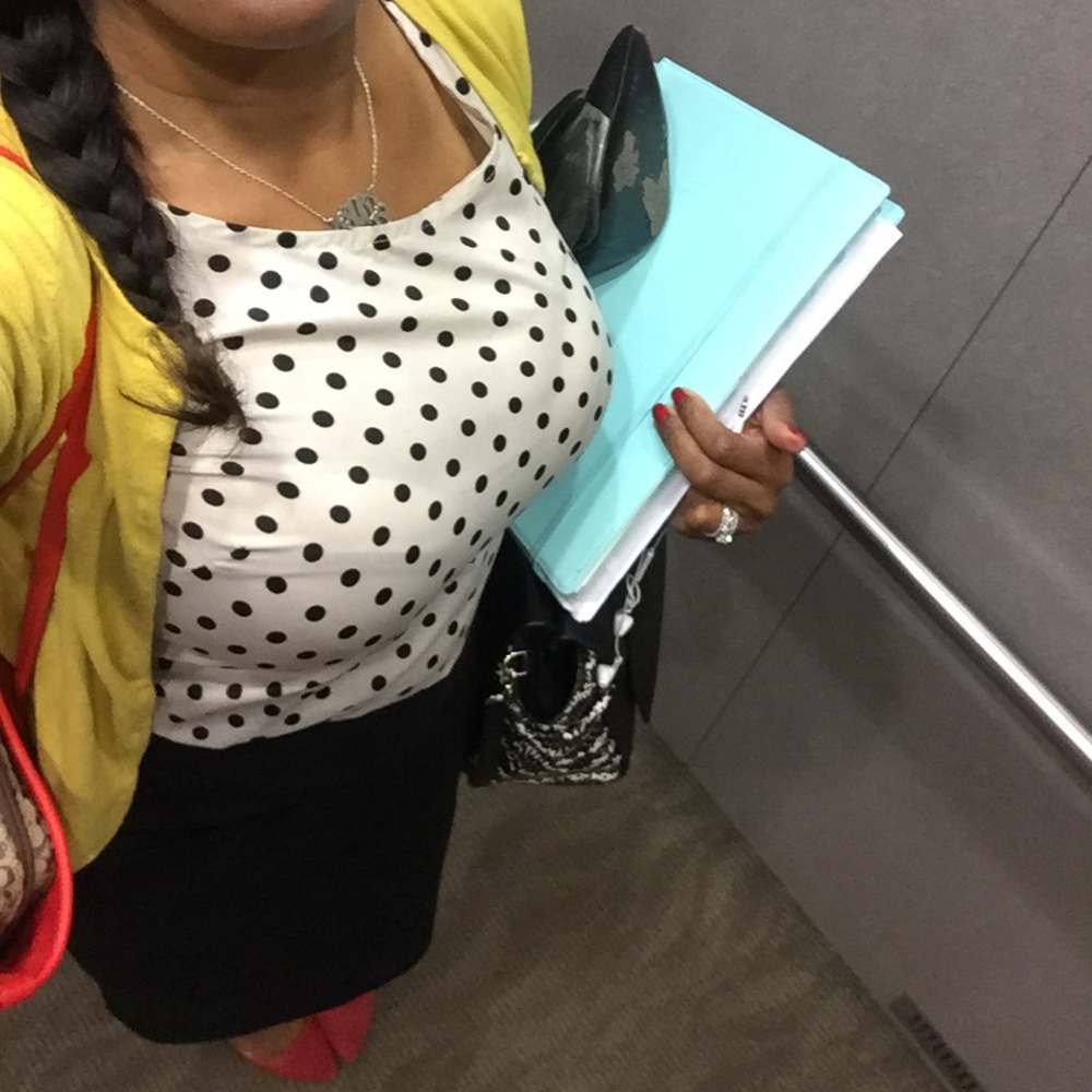 Polka dot top
